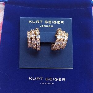 KURT GEIGER LONDON Gold Hoop Earrings